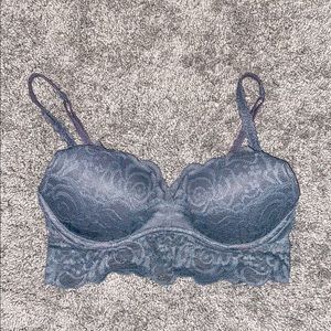 Gray Lace Victoria Secret Bralette